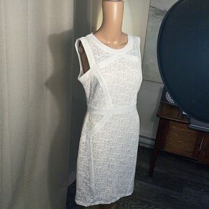Jax Stunning Cream Dress Lace S